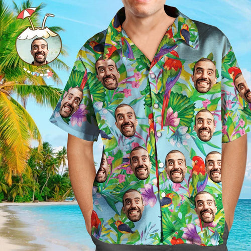 Benutzerdefinierte Herren Hawaiihemd - Leidenschaftliche Jahreszeit