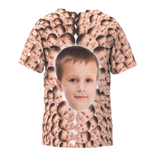 Benutzerdefinierte Fanny Gesichter Mash Kid T-Shirt