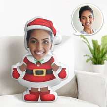 Personalisiertes Gesichtskissen Personalisiertes Fotokissen Kurzarm Weihnachtsrock Minime Kissen Geschenke Für Weihnachten - MyFaceBoxerDE