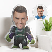 Benutzerdefiniertes Gesichtskissen Personalisiertes Fotokissen Gekleideter Hulk Minime Kissen Geschenke Für Ihn - MyFaceBoxerDE