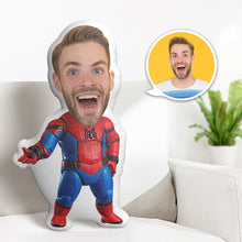 Benutzerdefiniertes Gesichtskissen Personalisiertes Fotokissen Erreichen Sie Spider-man Minime Kissengeschenke Für Ihn - MyFaceBoxerDE
