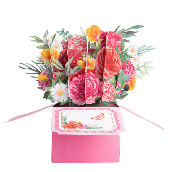 Nelke Süßer Pop-up-Blumenkasten für den Muttertag