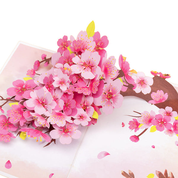 Kirschblüten-Popup-Karte zum Muttertag