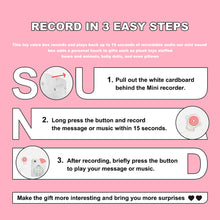 Stimme Geschenk 15 Sekunden Minime Voice Recorder Benutzerdefinierte Nachricht für Kissen aufnehmen