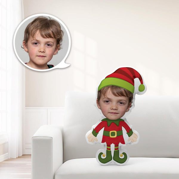 Personalisiertes Minime-weihnachtsbaby-wurfkissen Einzigartige Personalisierte Minime-wurfpuppe Geben Sie Ihrem Kind Das Sinnvollste Geschenk - MyFaceBoxerDE