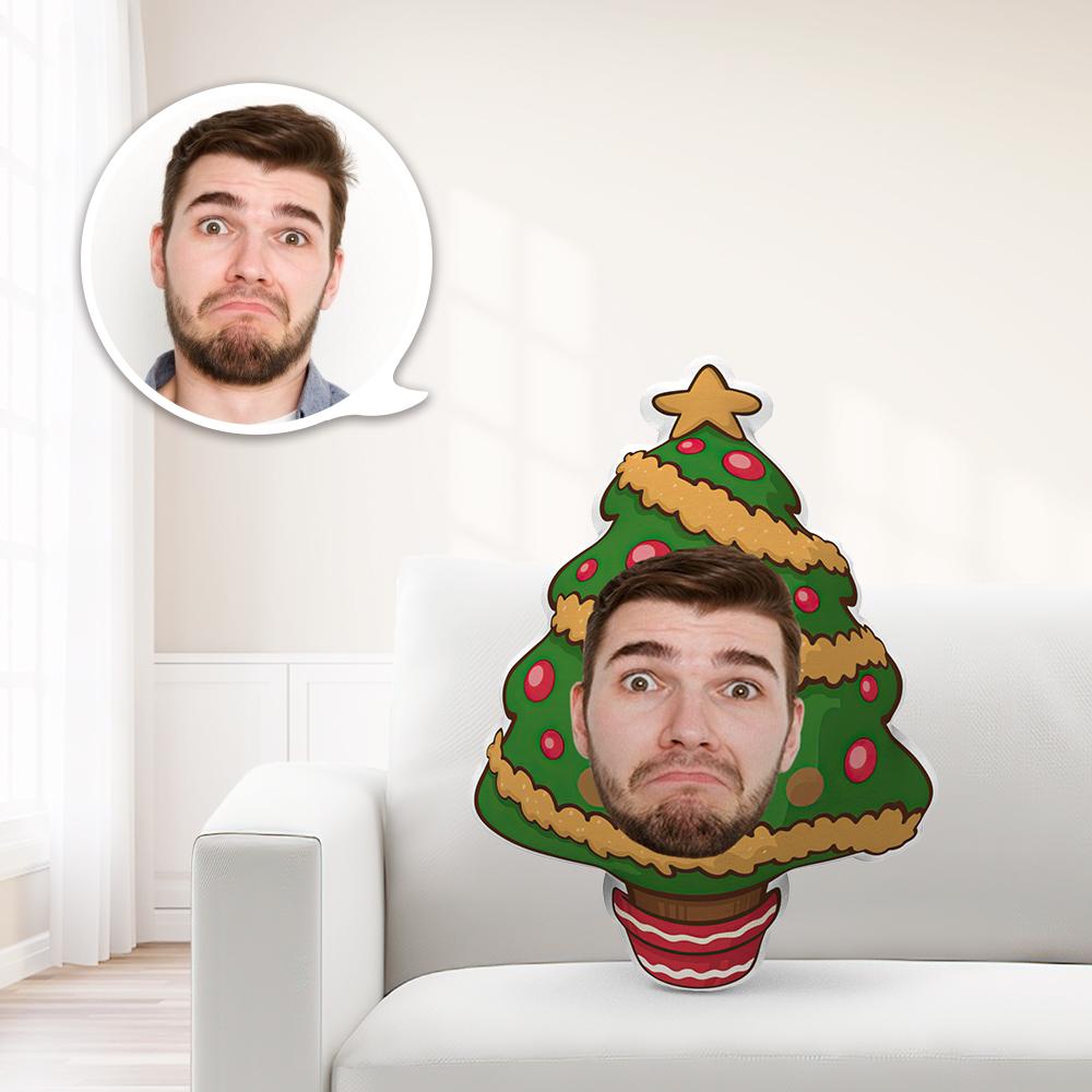 Personalisiertes Minime-kissen Einzigartige Personalisierte Minime-weihnachtsbaum-wurfpuppe Geben Sie Ihrem Kind Das Sinnvollste Geschenk - MyFaceBoxerDE
