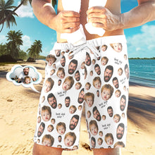 Badehose Mit Individuellem Gesicht, Personalisierte Strandshorts, Lässige Herrenshorts Für Den Besten Papa - MyFaceBoxerDE