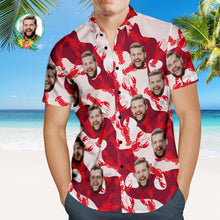 Benutzerdefiniertes Gesicht Hawaiihemd Hummer-stil Personalisiertes Gesicht Shirt - MyFaceBoxerDE