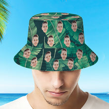 Personalized Leaves Hawaiian Fisherman Hat Bucket Hat Beach Sports Hat