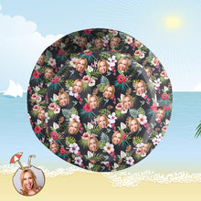 Benutzerdefinierte Eimer Hut Personalisiertes Gesicht als Allover-Print Tropischer Blumendruck Hawaiischer Fischerhut - Schöne Blumen