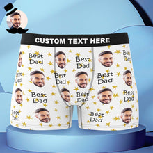 Custom Face Boxers Briefs Personalised Men's Shorts With Photo - For Best Dad - MyFaceBoxerDE