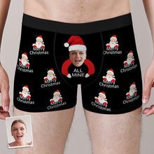 Benutzerdefinierte Freundin Gesicht Boxershorts Alle Mine Personalisierte Foto Unterwäsche Weihnachtsgeschenk für Männer
