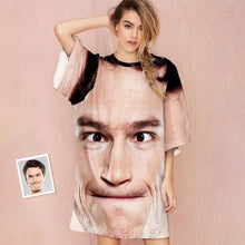 Kundenspezifisches Foto-gesichts-nachthemd Kreative Parodie-mann-gesichts-lustige Geschenke - MyFaceBoxerDE