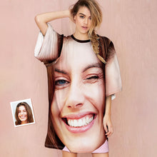 Kundenspezifisches Foto-gesichts-nachthemd Kreative Parodie-frauen-gesichts-lustige Geschenke - MyFaceBoxerDE