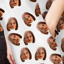 Kundenspezifisches Foto-gesichts-nachthemd Personalisierte Übergroße Bunte Nachthemd-geschenke Für Frauen - MyFaceBoxerDE