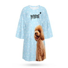 Benutzerdefiniertes Foto Und Name Nachthemd Personalisierte Frauen Übergroße Nachthemd Fußabdruck Geschenke Für Sie - MyFaceBoxerDE