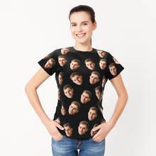 Benutzerdefiniertes Gesicht Frau T-Shirt