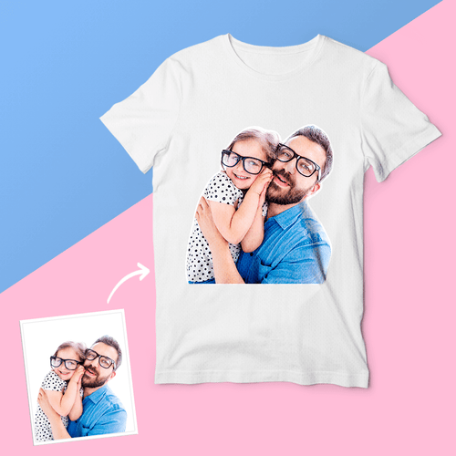 Vatertagsgeschenke kundenspezifisches Foto-T-Shirt