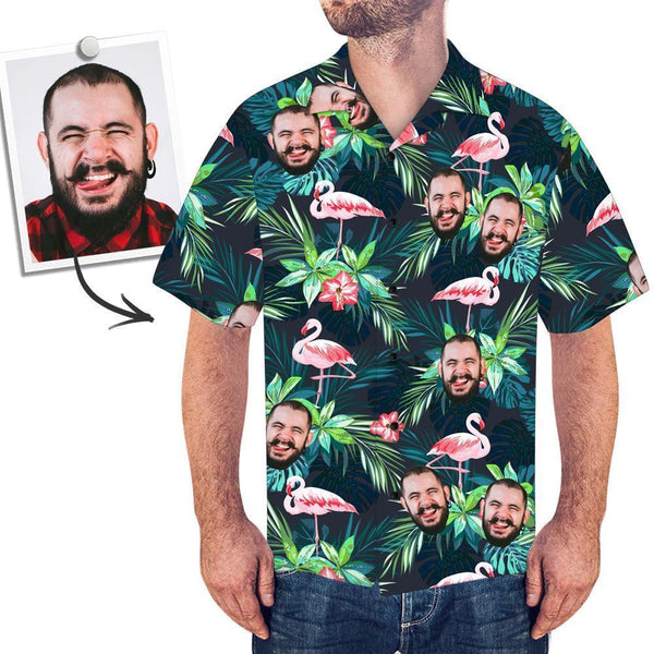 Benutzerdefiniertes Foto-Shirt Hawaiihemd Warme Familie
