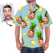 Benutzerdefinierte Gesicht Shirt Männer Hawaiihemd Pineapple Aloha Beach Shirt Für Männer