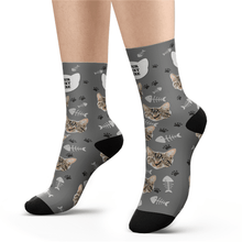 Custom Cat Socks - MyPhotoSocks