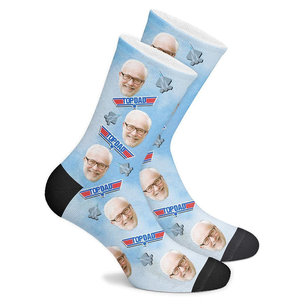 Personalisiert Oben Papa Socken
