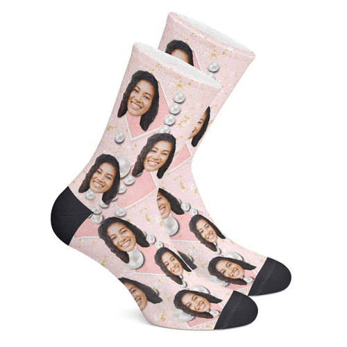 Personalisiert Hochzeit Socken (Pearl)