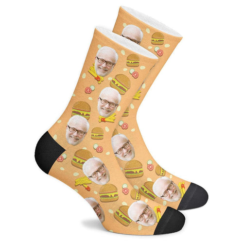 Kundenspezifische Burger Socken