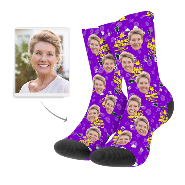 Weihnachten Benutzerdefinierte Großmutter Socken