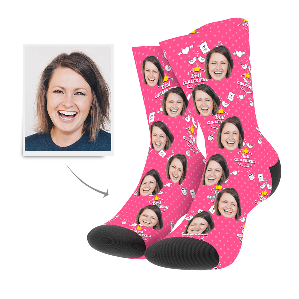 Benutzerdefinierte beste Freundin Socken