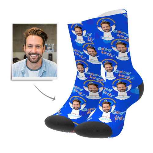Kundenspezifische Winkel Foto Socken