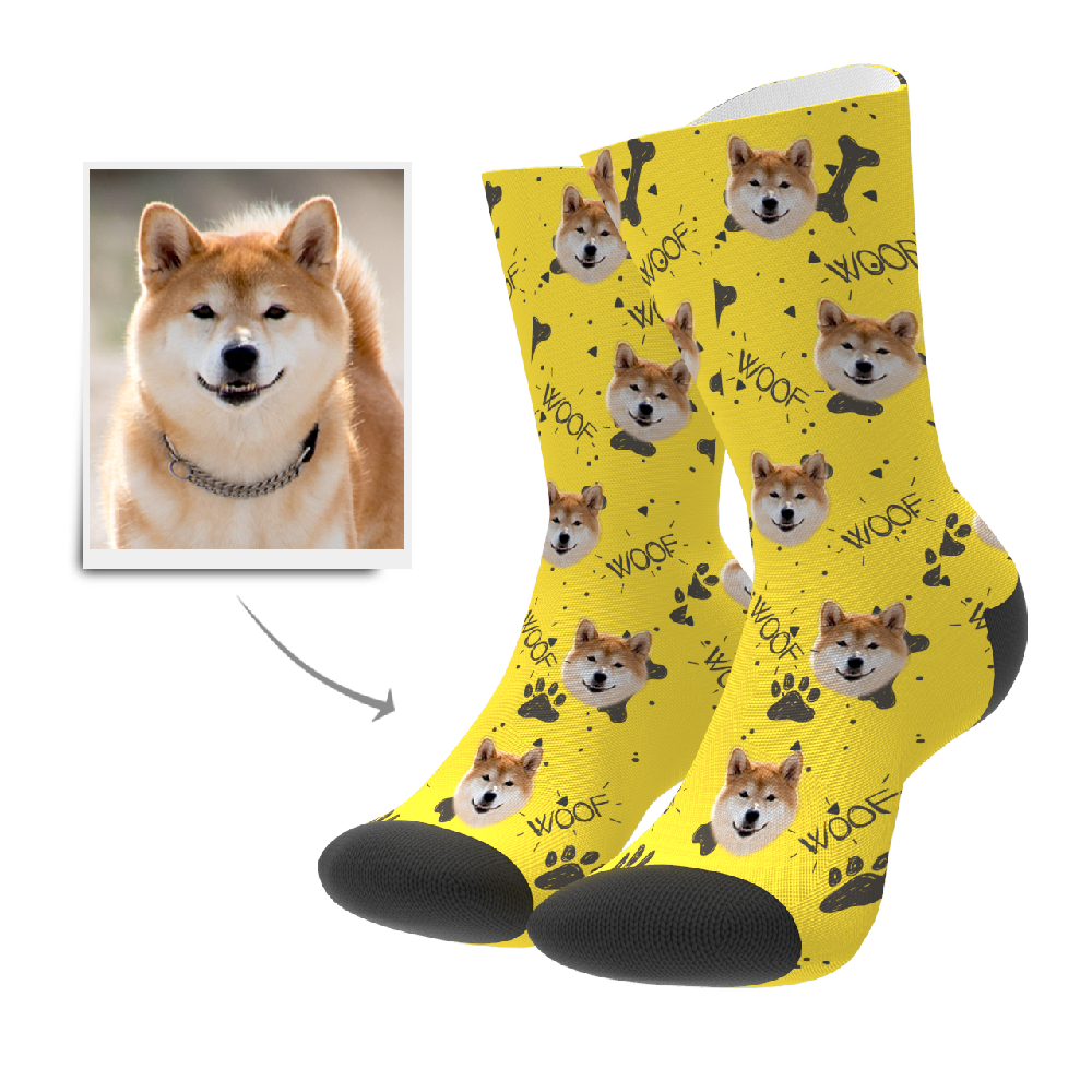 Personalisiert Schuss Hund Socken