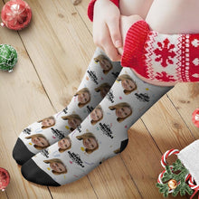 Custom Christmas Face Socks Personalized Photo Socks Christmas Gift