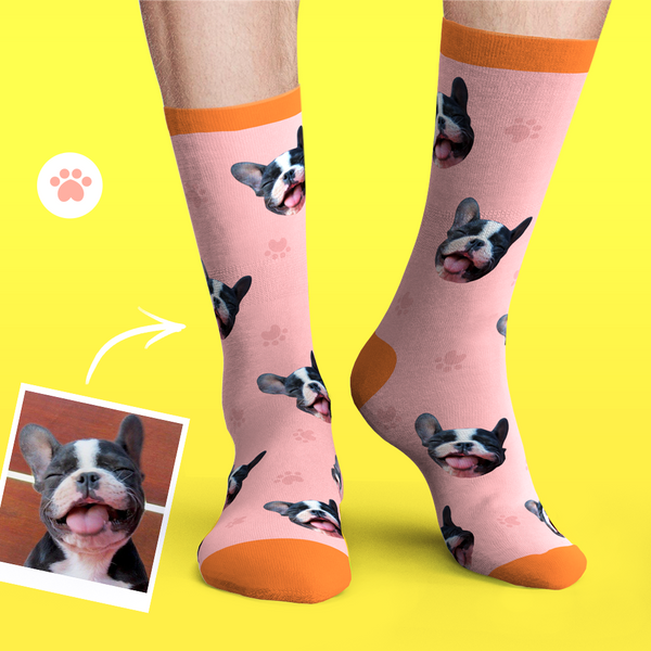 Benutzerdefinierte Hundegesichts-Socken Foto-Haustier-Socke