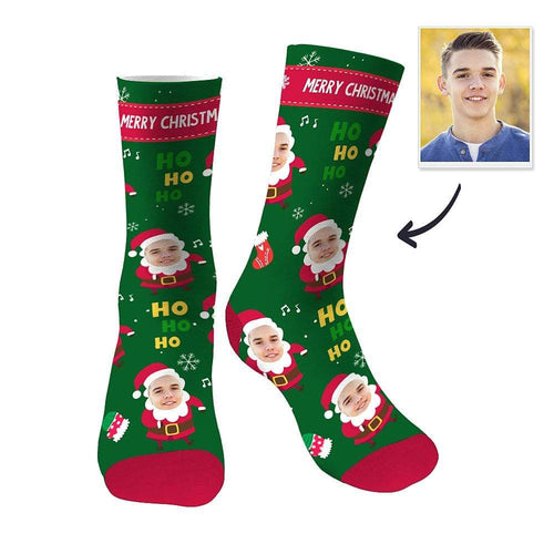 Weihnachtsgeschenke Custom Face Socks Schal Sublimierte Socken