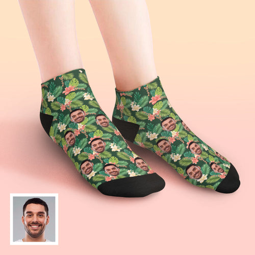 Benutzerdefinierte Niedrig geschnittene Knöchel Gesicht Socken Sommer