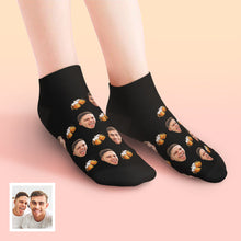 Benutzerdefinierte Niedrig geschnittene Knöchel Gesicht Socken Bier Party Socken
