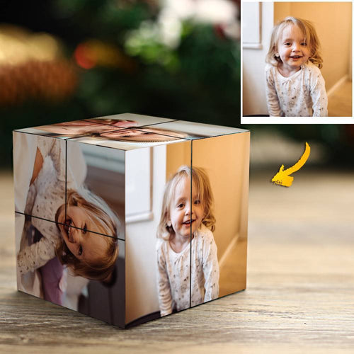 Benutzerdefinierte Baby Geschenk Multi Foto bunte Rubic's Cube