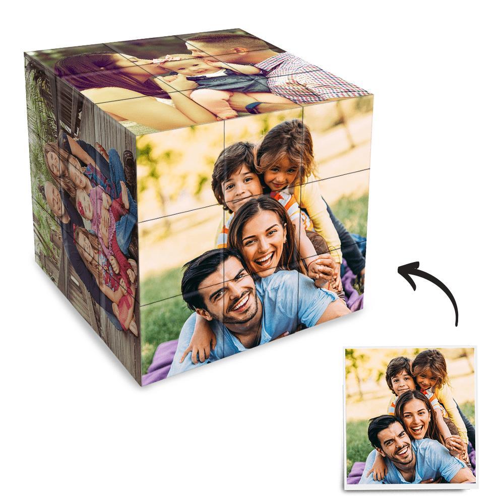 Personalisierte Dekoration Multi Photo Rubic's Cube Family Geschenke