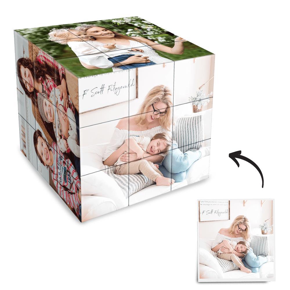 Foto Rubic's Cube Personalisierte Dekoration Muttertagsgeschenke