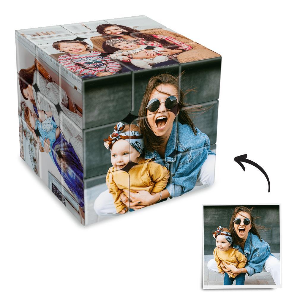 Multiphoto Rubic's Cube Personalisierte Dekoration Sechs Bilder Geschenke der Mutter
