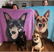 Benutzerdefinierte Hundedecke Personalisierte Haustier-Foto-Decke