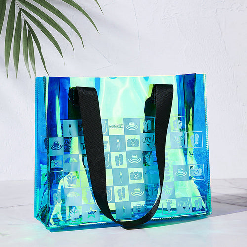Klare Illusion Laser Handtasche PVC Wasserdicht Geschenk Tasche