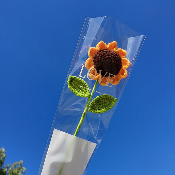 1pc Gehäkelte Blume Handgemachte Gestrickte Blume Geschenk Für Sie - MyFaceBoxerDE
