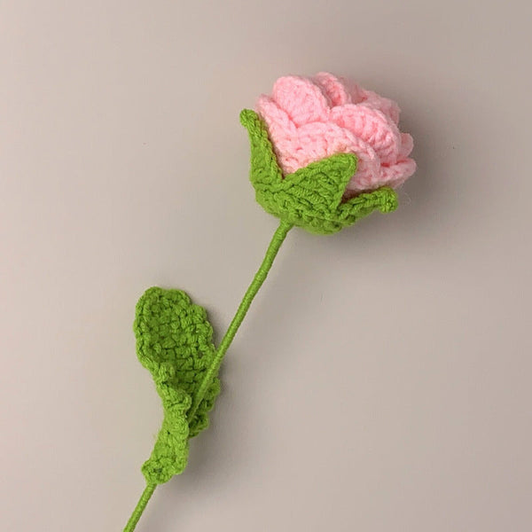 Rosen Häkeln Blume Handgemachte Gestrickte Blume Geschenk Für Liebhaber - MyFaceBoxerDE