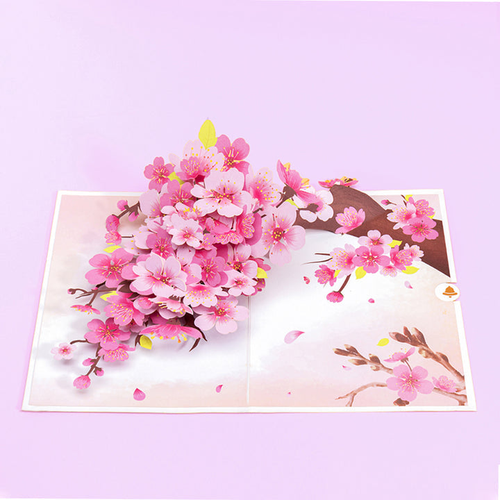 Kirschblüten-Popup-Karte zum Muttertag