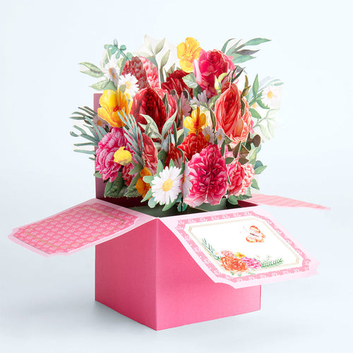Nelke Süßer Pop-up-Blumenkasten für den Muttertag