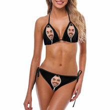 Kundenspezifischer Gesicht Reißverschluss Foto Damen Bikini Sexy Anzug