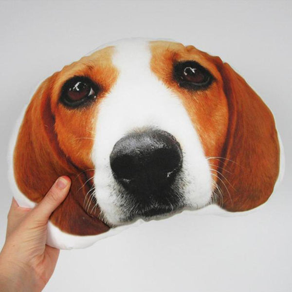 Benutzerdefinierte Haustier Foto Gesicht Kissen 3D Portrait Pillow-Husky